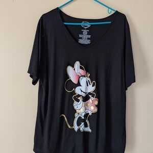 Disney Black Graphic Tee
